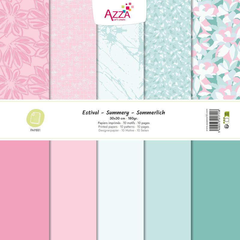 Designpapierblock ‘Sommerlich’