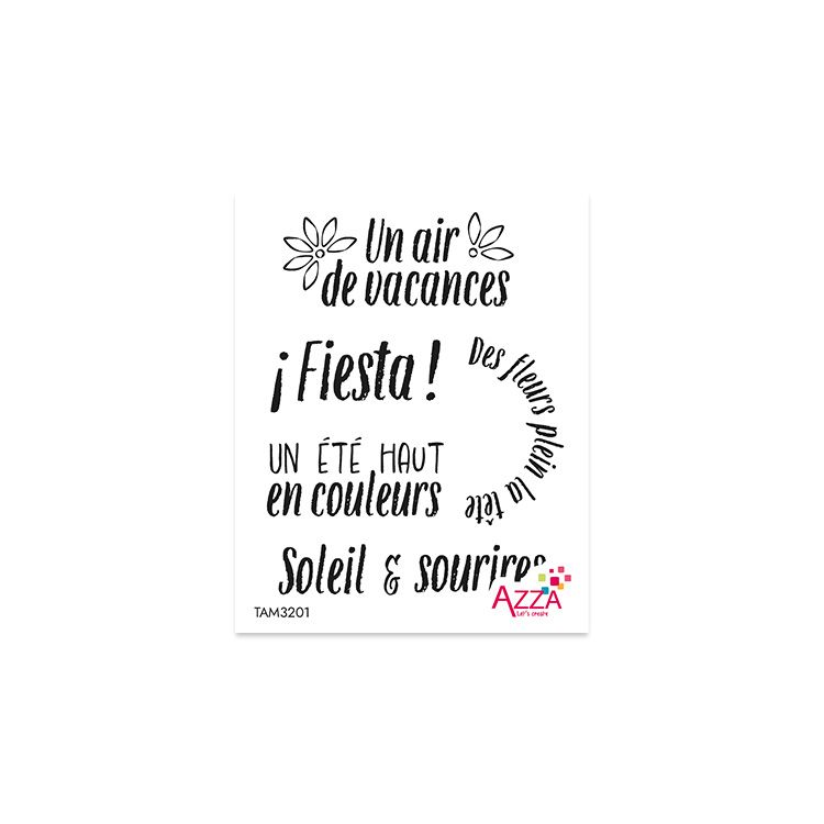 Rubinstempel 'Mots Fiesta' 🇫🇷