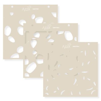 Lagenschablonen 15x15 'Granit'