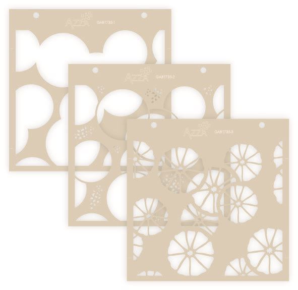 Lagenschablonen 15x15 'Zitrusfrüchte'