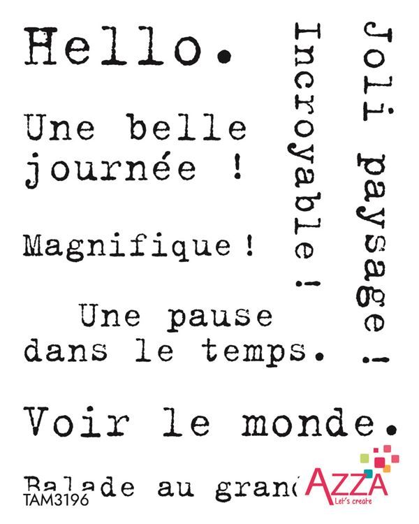 Rubinstempel 'Mots Caractères' 🇫🇷