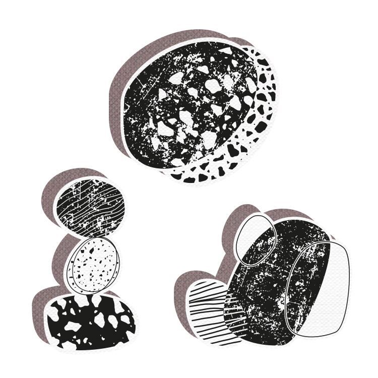 Matrices de découpe 'Granite I' (contour)