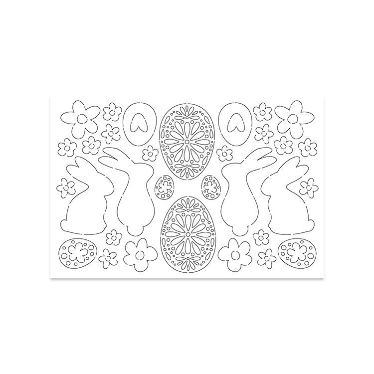 Konturenfiguren 'Osterhasen'