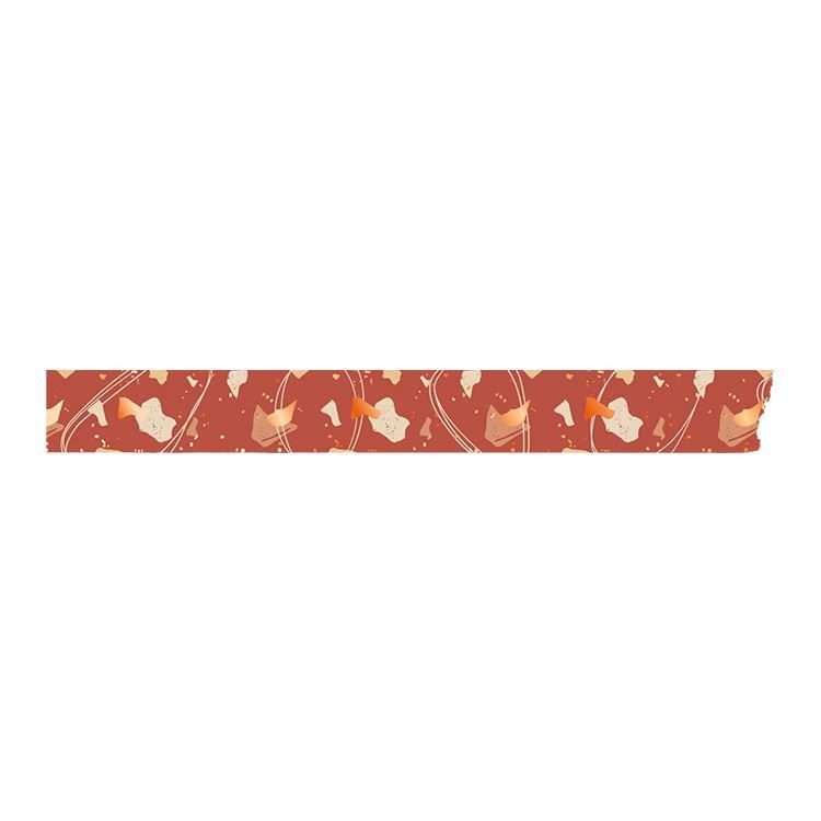 Washi Tape 30mmx8 m ‘Granit’ (kupfer foliert)