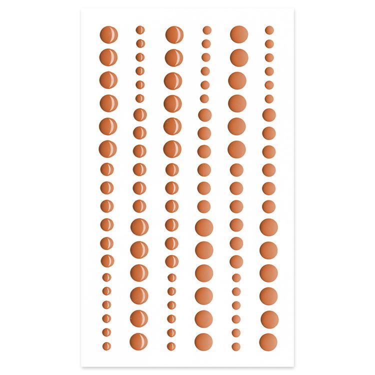 Matte und glänzende Harzperlen 'Blush'