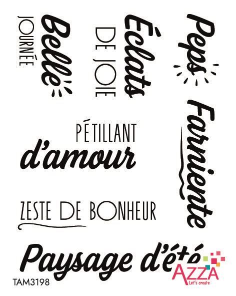 Rubinstempel 'Mots Agrumes' 🇫🇷