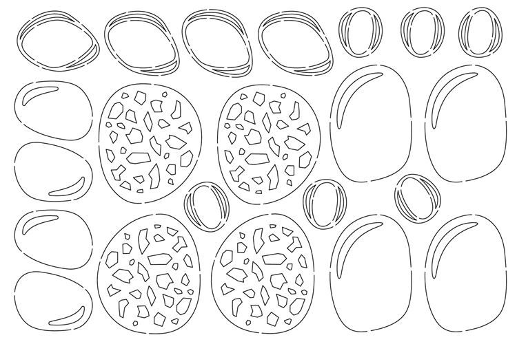 Konturenfiguren 'Granit'