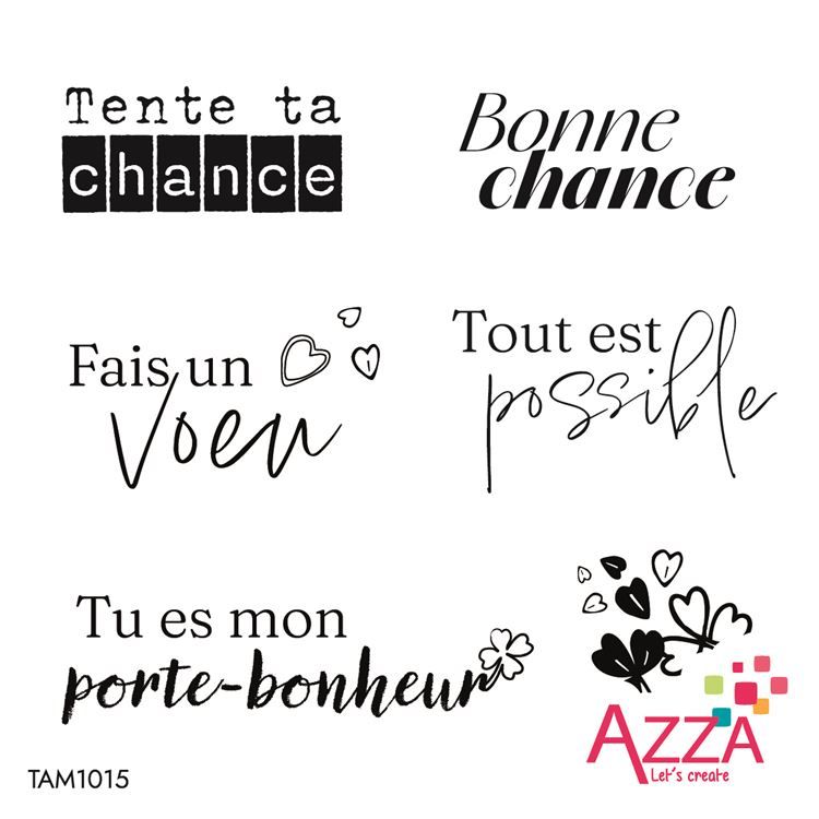 Quarzstempel 'Bonheur' 🇫🇷