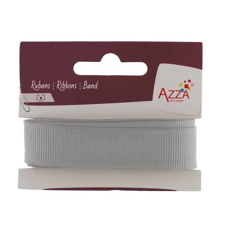 Ripsband 'Perlgrau' (15mm x 3m)