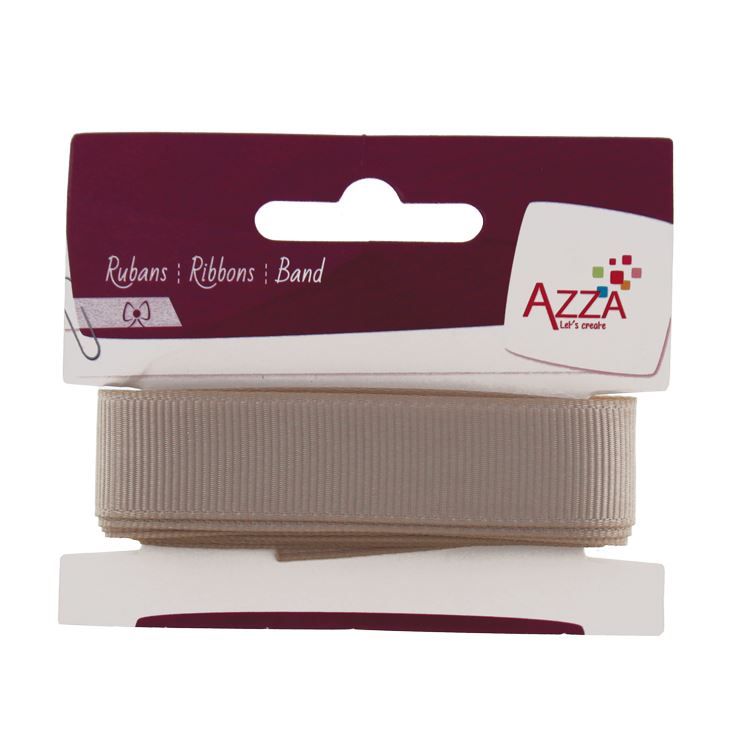 Ripsband 'Taupe' (15mm x 3m)