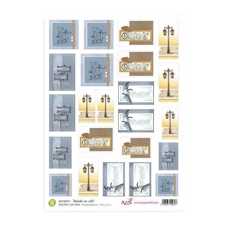 Motivpapier ‘Stadtspaziergang’