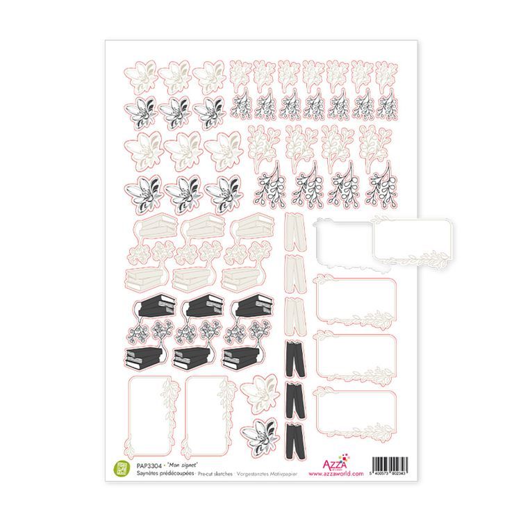 Motivpapier 'Mein Lesezeichen'