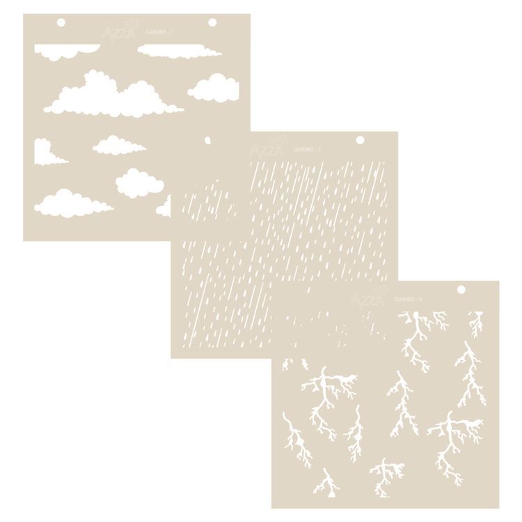 Lagenschablonen 15x15 ‘Himmelsgeschenke’