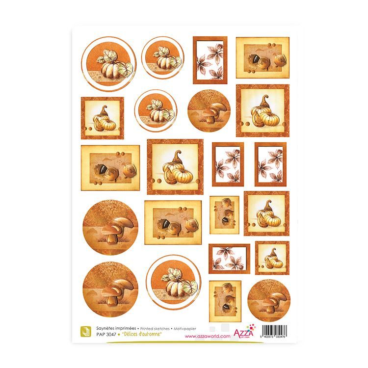 Motivpapier 'Herbstliche Köstlichkeiten'