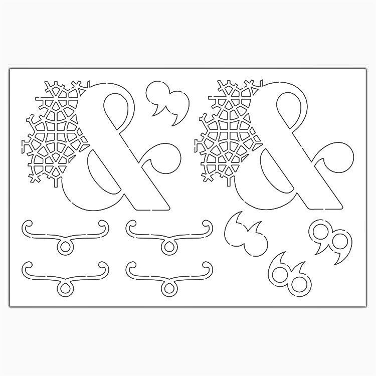 Konturenfiguren ‘Grafische Momente’