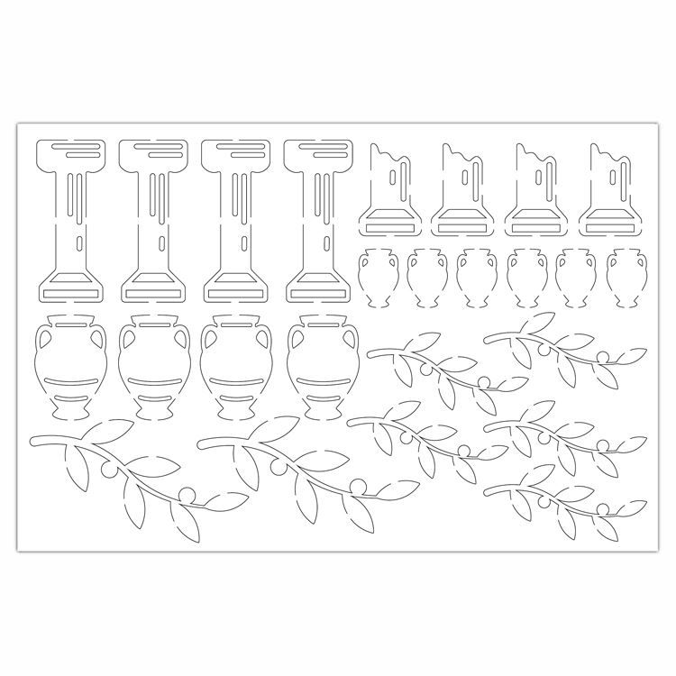 Konturenfiguren ‘Griechenland’