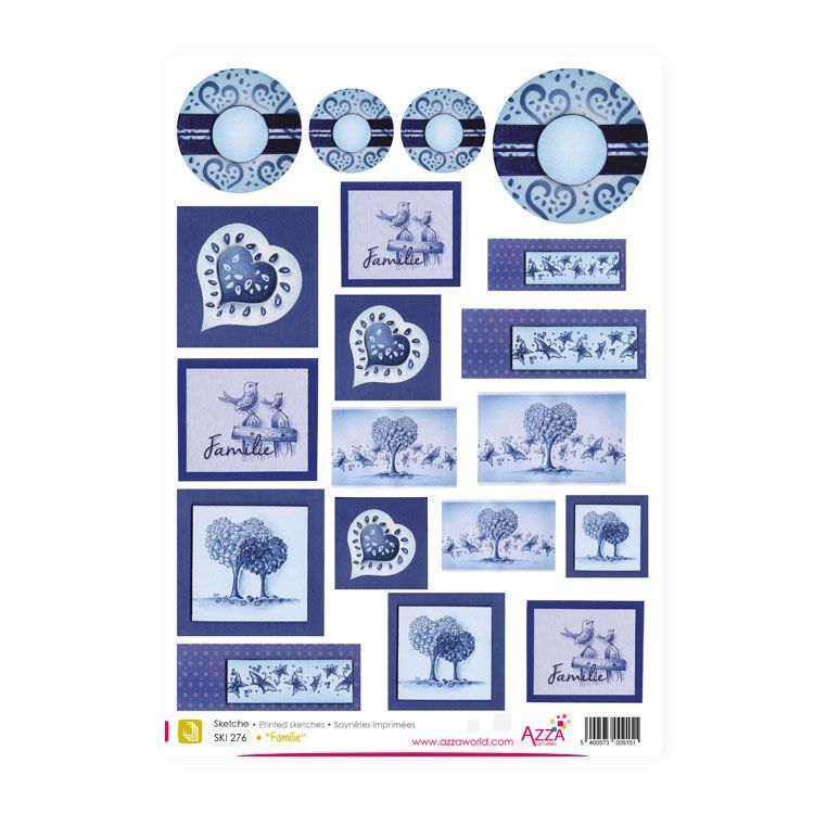 Motivpapier 'Familie'