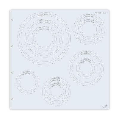Kleine Kreise mit Maßeinteilung