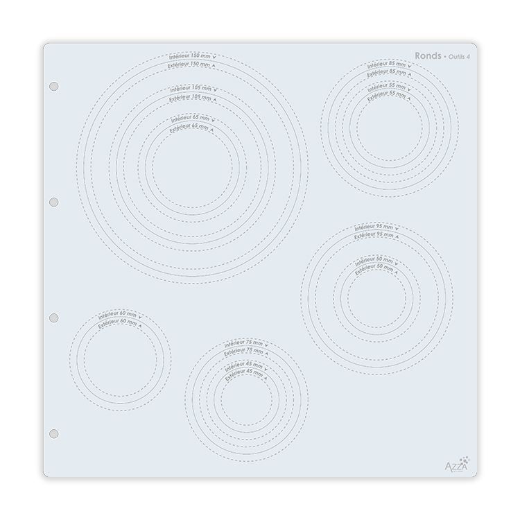 Kleine Kreise mit Maßeinteilung