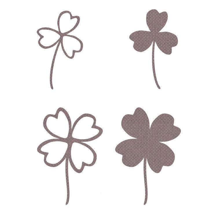 Stanzformen 'Glück'