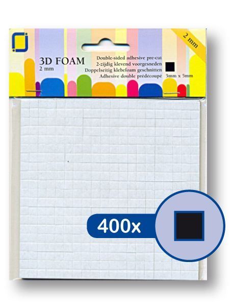 Schaumstoffpads ‘Schwarz’ (5mm - 400 Stk.)
