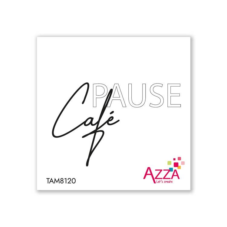 Micro-tampon 'Pause café' 🇫🇷