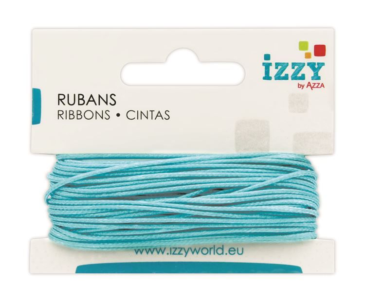 Wachskordel 'Blau' (1mm x 10m)