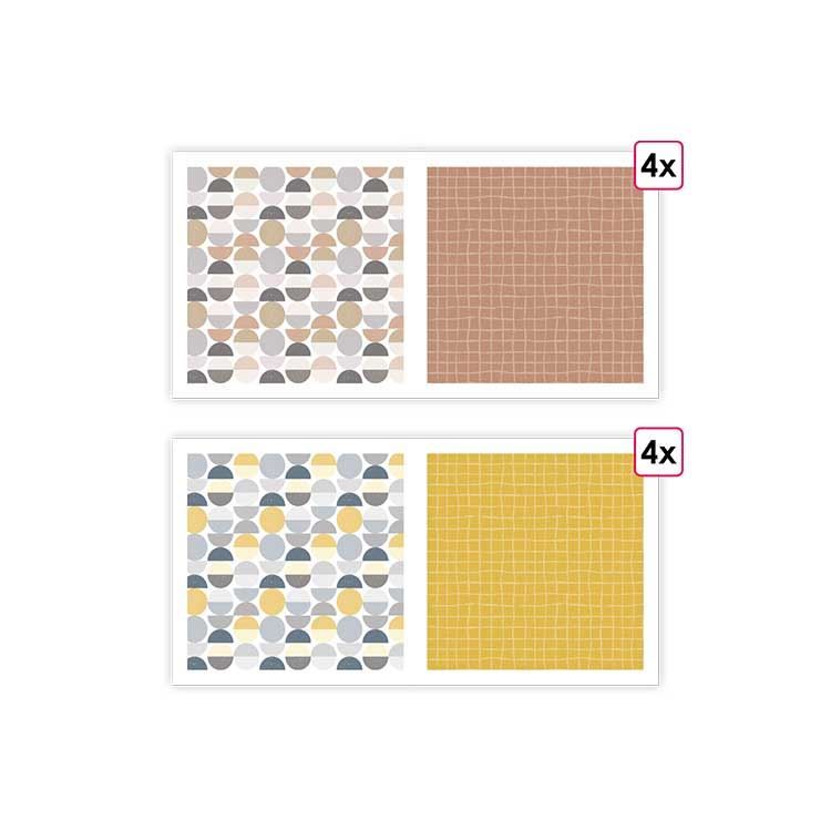 Designpapier A4 'Kleiner Kalender' (8 Stk.)