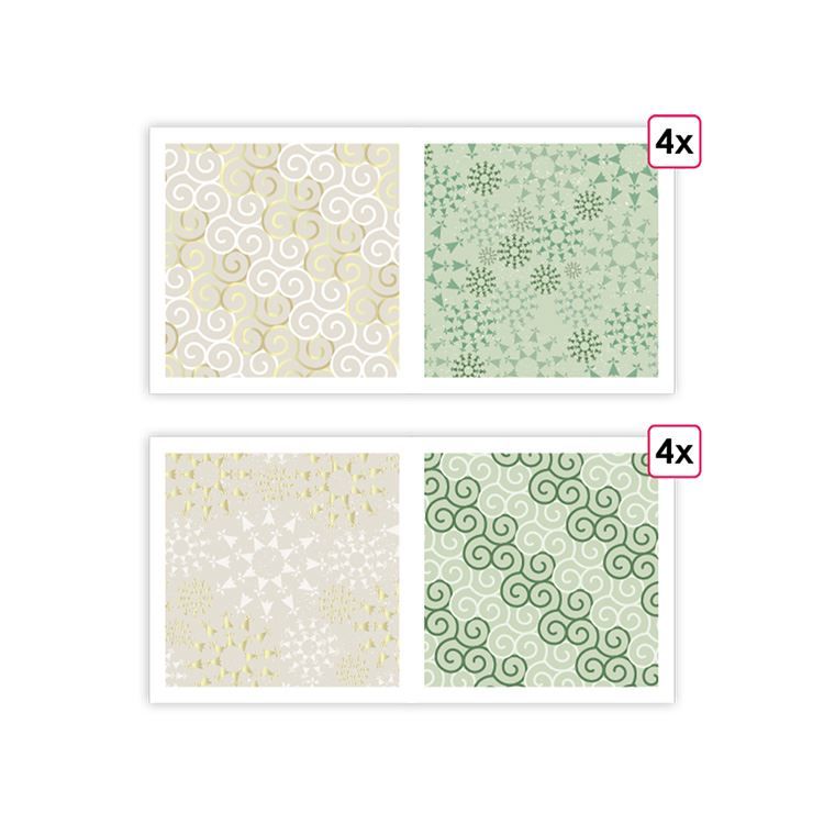 Designerpapier A4 'Bretagne' (foliert - 8 Stk.)