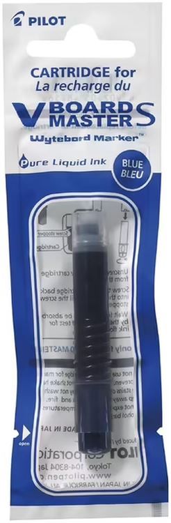 Recharge pour feutre 'pilot' bleu