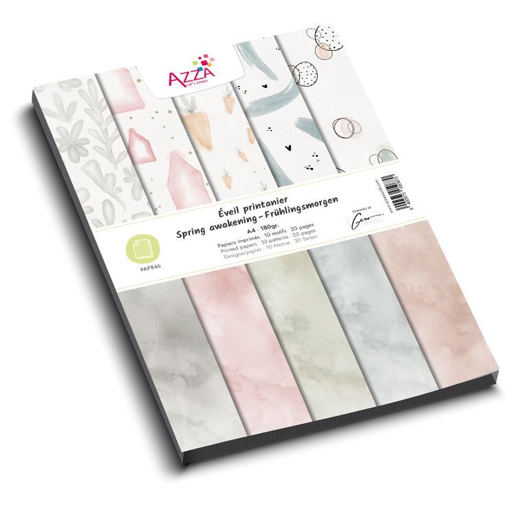 Designpapierblock A4 ‘Frühlingsmorgen’