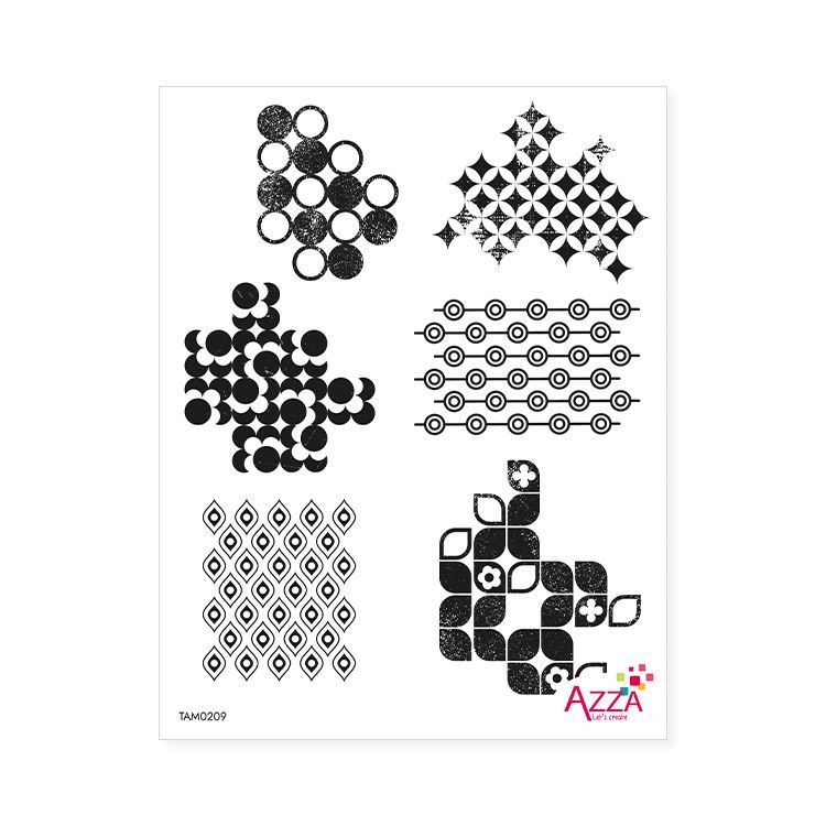 Diamantstempel 'Retro Design'