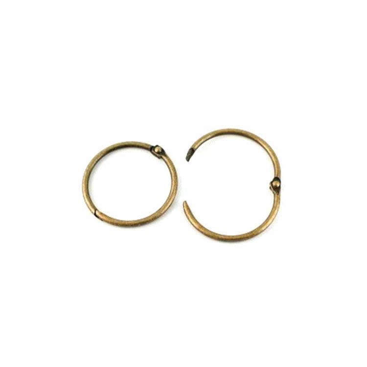 Binderinge ‘2,5cm Bronze’ (6 Stk.)