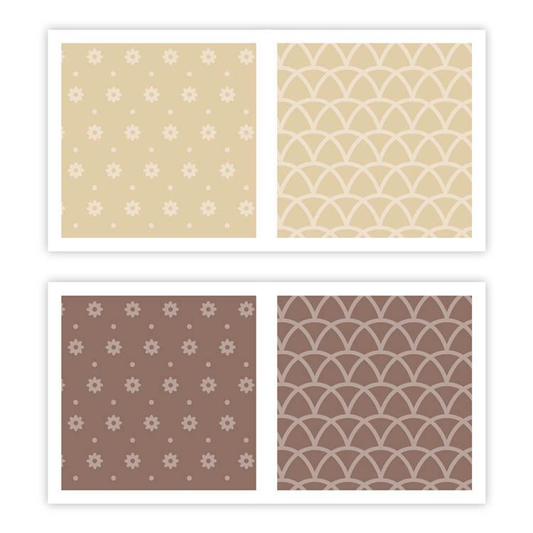 Designpapier A4 'Essentiell Beige' (8 Stk.)