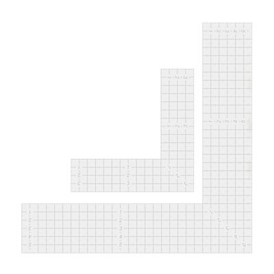 Winkelschablonen mit Maßeinteilung