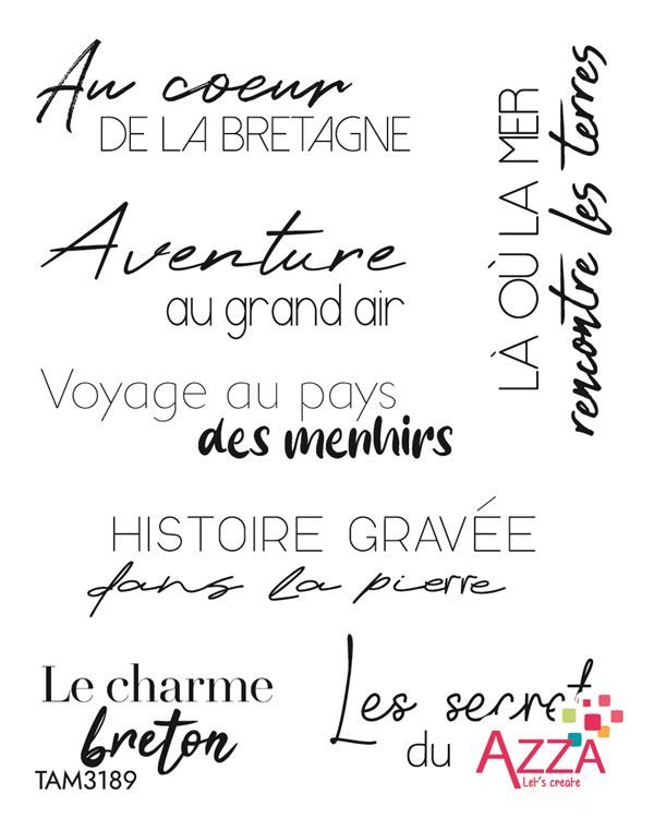 Rubinstempel 'Mots Bretagne' 🇫🇷