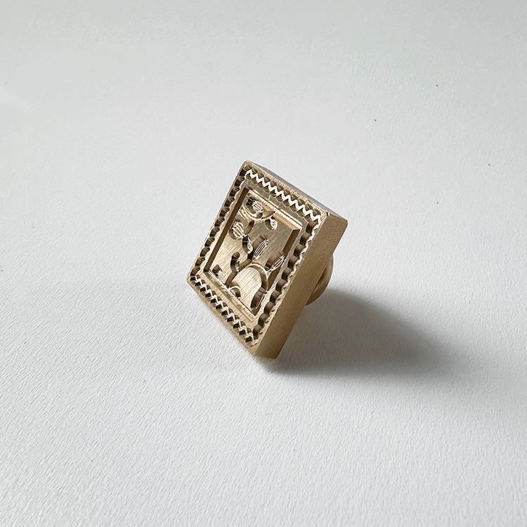 Wachssiegel 'Philatelie' (Quadratisch)