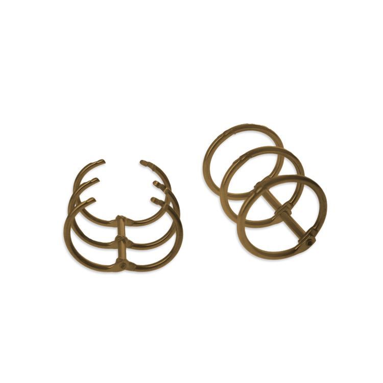 Binderingtrio 'Bronze' 2,5 cm (2 Stk.)