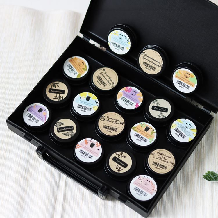 Kerzen Riechproben-Koffer