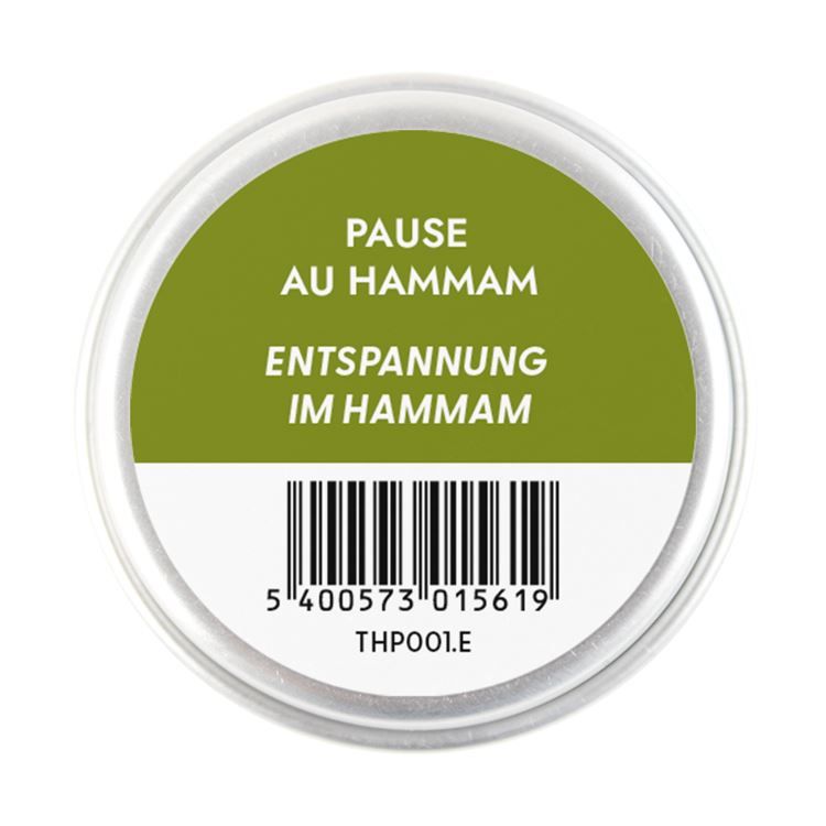 Entspannung im Hammam - Riechprobe