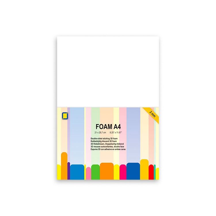 Schaumstoffklebeblatt A4