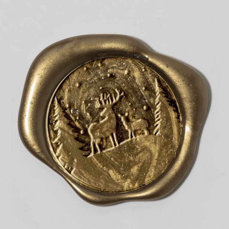 Wachssiegel 'Winterszene' (25 mm)