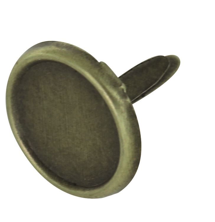 Musterbeutelklammern Dekor 'Bronze' (10 Stk.)
