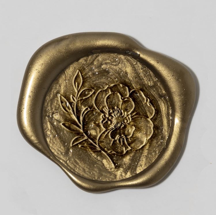 Wachssiegel ‘Blume’ (25mm)