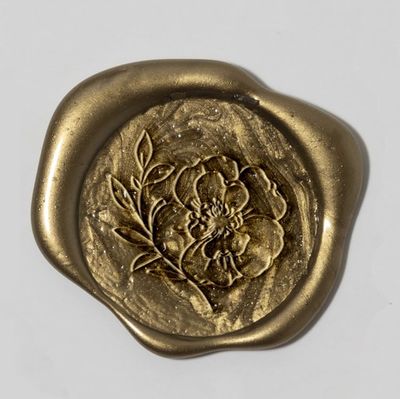Wachssiegel ‘Blume’ (25mm)