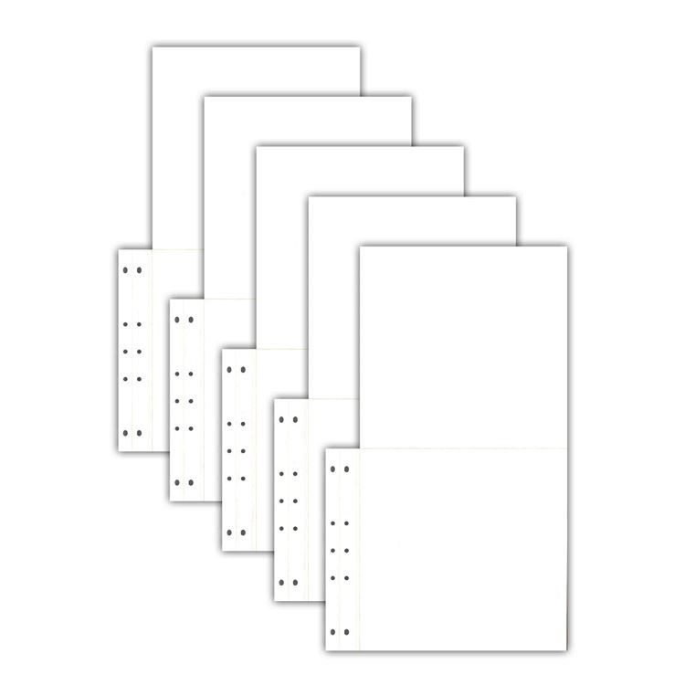 Reportage Seiten 30x60 Vertikal ‘Weiß’ (5 Stk.)