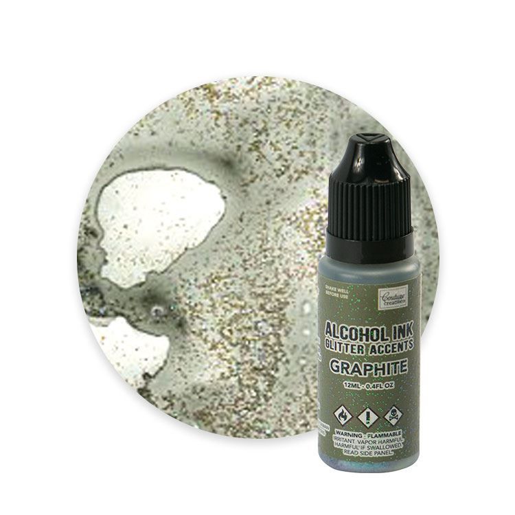 Alkohol inks 'Glitzer-Effekt Graphite'