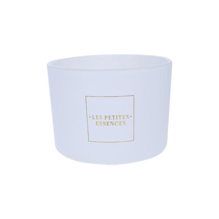 Kerzenglas 460 g – Mattweiß