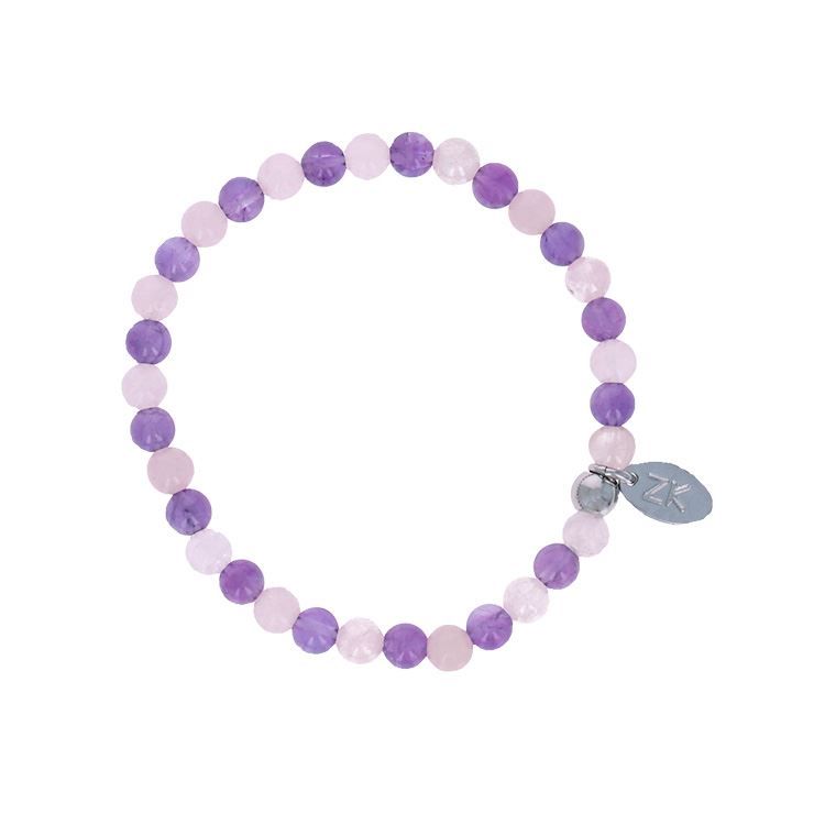 Armband Amethyst &amp; Rosenquarz