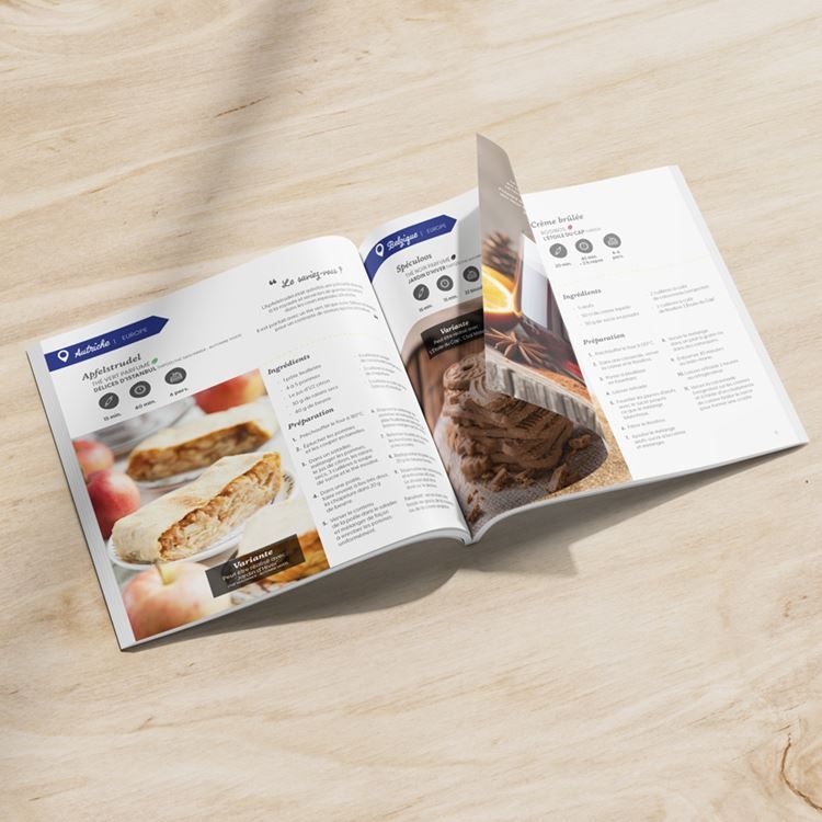 Livre recettes " Un voyage en cuisine " - Tome 1 🇫🇷
